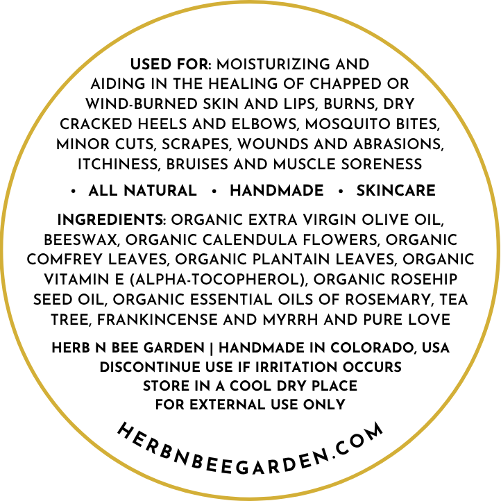 Healing Salve - 1 OZ Gold Tin